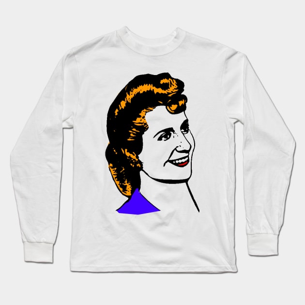 Eva "Evita" Perón-2 Long Sleeve T-Shirt by truthtopower